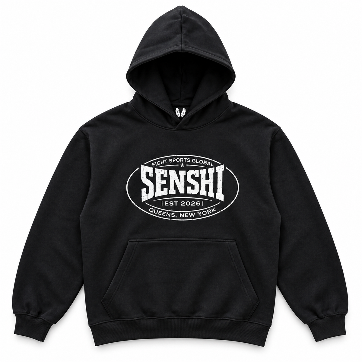 SENSHI Drop 001 Hoodie — Black